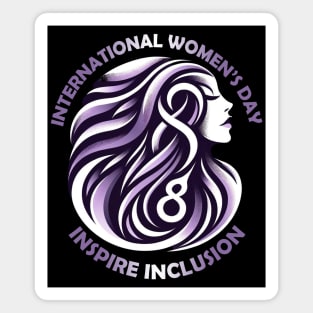 International Women's Day Inspire Inclusion 2024 18 March Feminist Gift Magnet